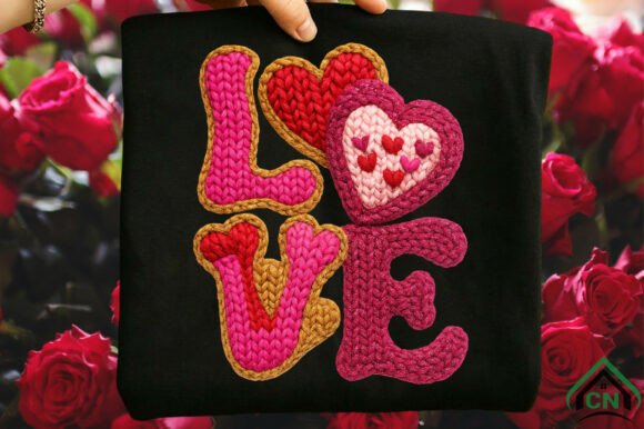 Download Yarn Crochet Valentine Png Pink Love - Yarn crochet valentine png Collection