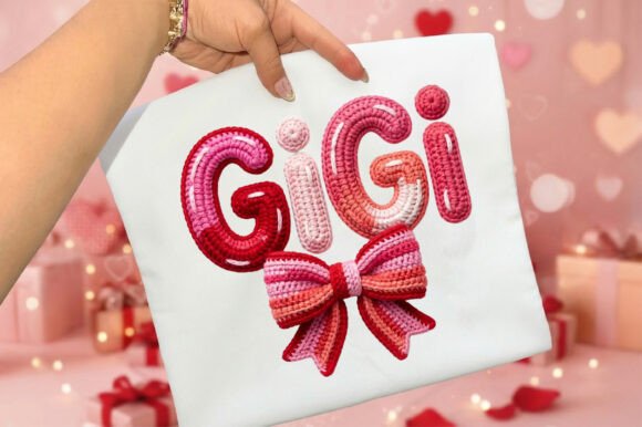 Download GiGi Faux Yarn Crochet Valentine PNG - Yarn crochet valentine png Collection