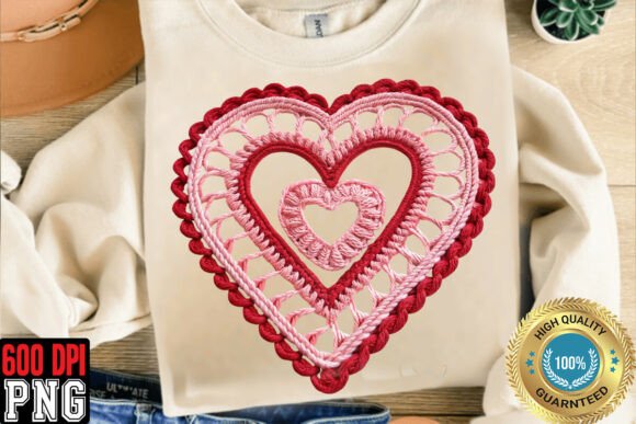 Download Crochet Yarn Valentine Love PNG - Premium Bundle